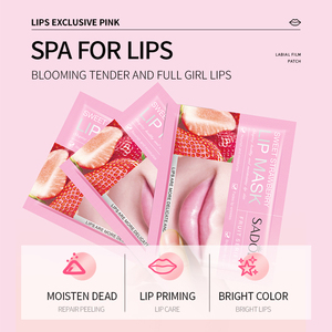 Masque Lèvres Hydratant et Éclaircissant SADOER Sweetheart Strawberry pour une Peau Douce et Éclatante - Product Image 2