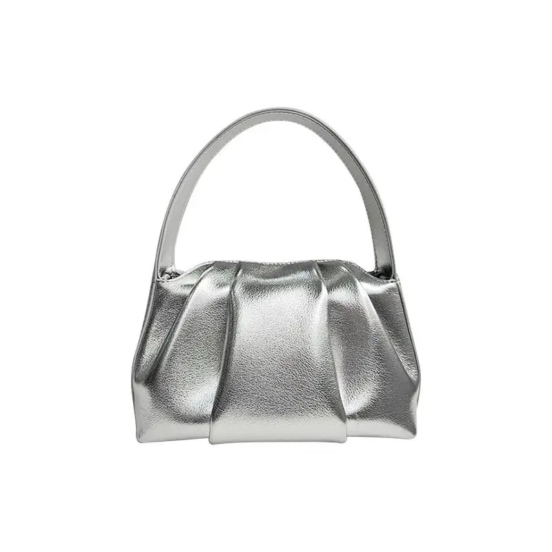 Silver Crossbody Bag