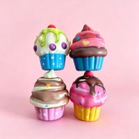 Jouets Squishy en Gros à Remontée Lente, Jouets Doux à Presser, Jouets Squishy Alimentaires à Rebond Lent, Balle Anti-Stress Cupcake