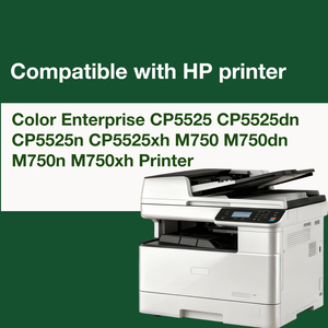 Cartouches de toner neuves avec puce de remplacement pour cartouches de toner <span class=keywords><strong>HP</strong></span> <span class=keywords><strong>650A</strong></span> compatibles avec les imprimantes Enterprise M750 M750dn M750n CP5525xh BKCMY - Product Image 5