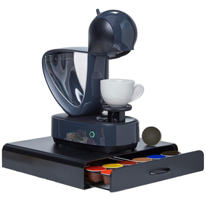 Dernière machine à café Station Tasse en métal Pot à capsules <span class=keywords><strong>de</strong></span> café Tiroir à capsules k Porte-gobelet pour <span class=keywords><strong>Dolce</strong></span> <span class=keywords><strong>Gusto</strong></span> Capsules Cuisine - Product Image 1