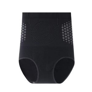 Braguitas de Cintura Alta para Mujer, Ropa Interior de Nailon con Control Abdominal y Levantamiento de Glúteos, Culottes Moldeadores - Product Image 1