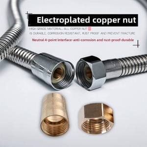 Tuyau de robinet de douche dissimulé direct d'usine Design moderne tête de pulvérisation <span class=keywords><strong>Flexible</strong></span> salle de bain <span class=keywords><strong>pour</strong></span> chauffe-eau solaire - Product Image 4