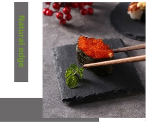 Posavasos Cuadrados de Pizarra Negra Modernos y Ecológicos, Personalizables con Grabado e Impresión UV, Directo de Fábrica - Product Image 3
