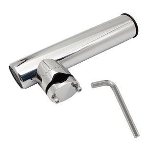 Support de canne à pêche ISURE 7/8-1 pouce en acier inoxydable pour bateaux - Product Image 4