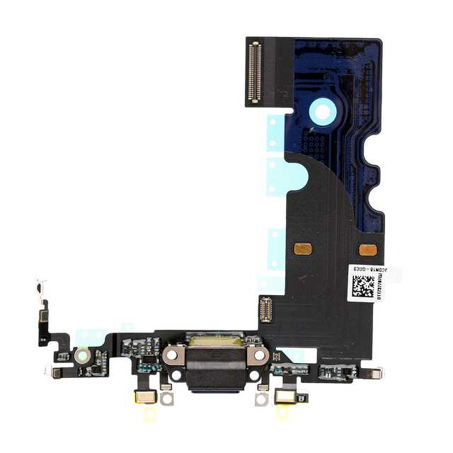 For 8 Charging Port Replacement Flex Cable-Black