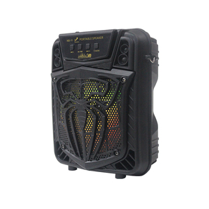 Enceinte portable de fête DJ NB-11C de 6,5 pouces avec panneau frontal coloré et ceinture - Product Image 2