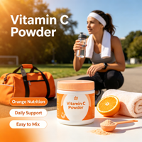 Poudre de supplément alimentaire de vitamine C pure (acide L-ascorbique)