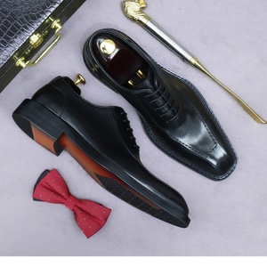Zapatos de Novio, Zapatos Formales de Negocios de Cuero Genuino para Hombre, Zapatos Casuales de Cuero Estilo Británico para Hombre - Product Image 6