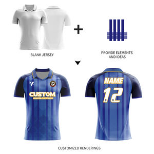 Maglie da Calcio Personalizzate in Sublimazione, Set Uniformi da Calcio Traspiranti, T-shirt da Calcio ad Asciugatura Rapida, <span class=keywords><strong>Kit</strong></span> da Calcio con Tasche WO-X858 - Product Image 2