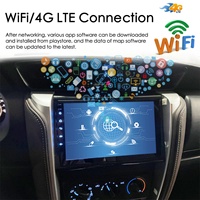 Radio para Auto con CarPlay y Android Auto Inalámbricos, Manos Libres, Voz AI, DSP Estéreo, 8GB+128GB, GPS Integrado, USB, 1 Año de Garantía