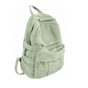 Mochila de Lona Vintage - Estética Clásica, Súper Espaciosa para la Escuela, Viajes, Senderismo y Uso Diario - Product Image 1