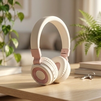 Casque sans fil BT personnalisable avec logo et couleur pour jeux, téléphones, ordinateurs, MP3, OEM et ODM, écouteurs supra-auriculaires
