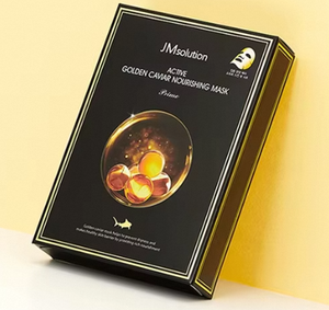 เจเอ็มโซลูชั่น แอคทีฟ โกลเด้น คาเวียร์ นูริชชิ่ง เฟซ มาส์ก ไพรม์ ผลิตในเกาหลี สินค้าบำรุงผิวมาใหม่ ขายส่ง (1 ชิ้น=10 ชิ้น) - Product Image 6