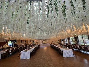 Atacado Artificial Silk Wedding Vine Flores com Rattan para o Natal e Volta à Escola Home Decor Cortesia para Membros - Product Image 6