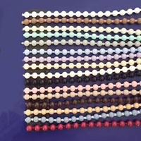 Chaîne à billes en plastique et acier inoxydable pour stores, accessoires de stores, 4,5*6, multicolore, chaîne à billes pour stores en plastique