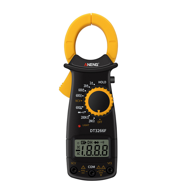 ANENG Digital Clamp Meter DT3266 DT3266F Multimeter Voltmeter 600V DC/AC Low Battery Indicator ABS Material