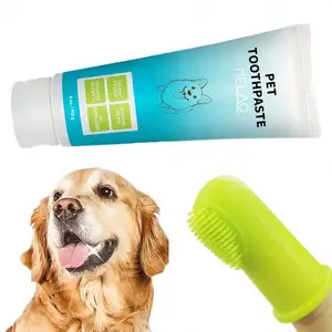 Dentifrice MELAO vegan naturel de haute qualité pour chiots et chiens, nettoyage des pierres dentaires, dentifrice pour animaux de compagnie, vente en gros