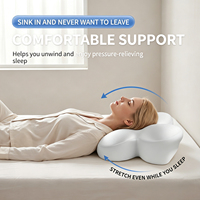 Almohada Ortopédica Cervical Inteligente de Espuma Viscoelástica con Forma de Mariposa Personalizada