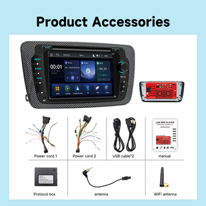 Radio para Auto BQCC de 7 Pulgadas con Android, Reproductor Multimedia con Pantalla Carplay, MP5, Mirrorlink, RDS, BT, <span class=keywords><strong>FM</strong></span>, GPS, Estéreo para Auto para Seat <span class=keywords><strong>Ibiza</strong></span> 2009-2013 - Product Image 6