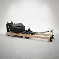 Machine de Pilates pliable en bois durable avec design portable réglable pour les entraînements à domicile et en studio de Pilates