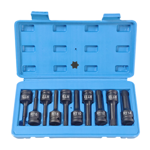 Juego <span class=keywords><strong>de</strong></span> Llaves <span class=keywords><strong>de</strong></span> Tubo Profesional <span class=keywords><strong>de</strong></span> 1/2 Pulgada, 10 Piezas, Gama Completa RT5 a RT14, 78 mm, para Reparación <span class=keywords><strong>de</strong></span> Turbinas Eólicas e Hidráulicas, Acero Cr-Mo - Product Image 1