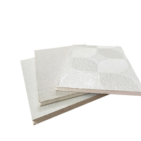 Plaques de plafond en PVC et plâtre 603x603mm, imperméables, ignifuges, pour plafond suspendu de bureau