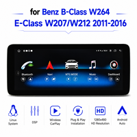 Système Linux 12,3 pouces avec CarPlay sans fil et Android Auto pour Mercedes-Benz Classe B W264 Classe E W207/W212 2011-2016, écran tactile