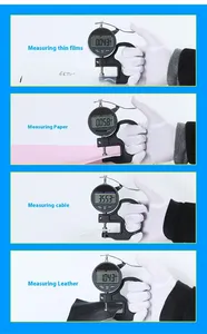 Display digitale percentuale micrometro spessore misuratore strumento misuratore 0.001mm pellicola di carta in pelle pannello Anti goccia imballaggio - Product Image 4