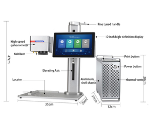 Tốt nhất vàng và bạc máy khắc <span class=keywords><strong>laser</strong></span> kim loại máy cắt <span class=keywords><strong>laser</strong></span> 20 Wát sợi <span class=keywords><strong>Laser</strong></span> đánh dấu máy - Product Image 5