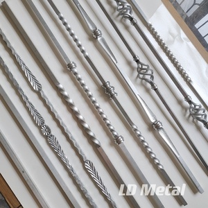 צבע גלם 1/2 "מוצק 16 מ מ" מ חלול אלומיניום משקולת מדרגות אלומיניום לקישוט פנימי וחיצוני - Product Image 6