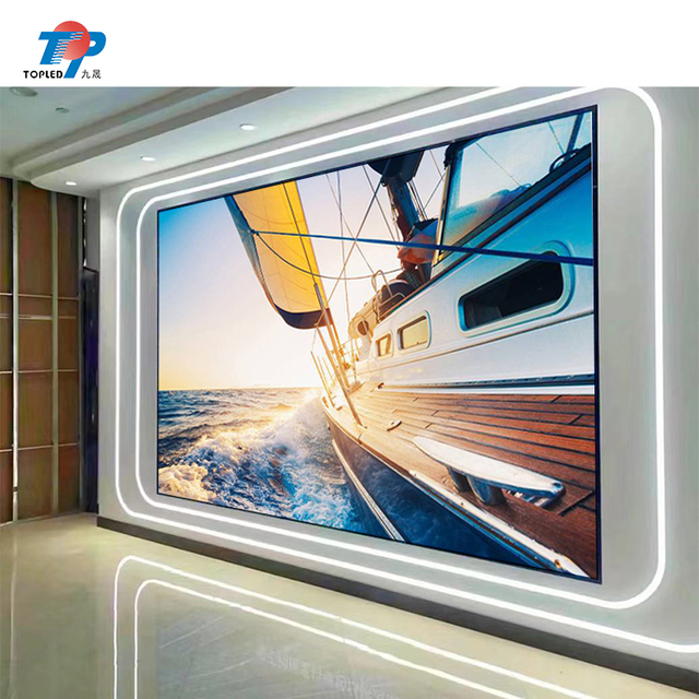 TOPLED Panel Wall Advertising Pillar 3d Full hd Video Chinese Hot Videos Small Monitor Display Panel P1.86 Stage Led Screen