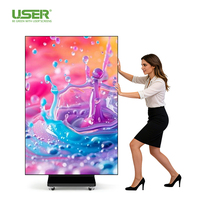 Pantalla LED Plegable de Tres Pliegues para Interiores, Doble Cara, P2.5, P1.86, P1.53, P1.25
