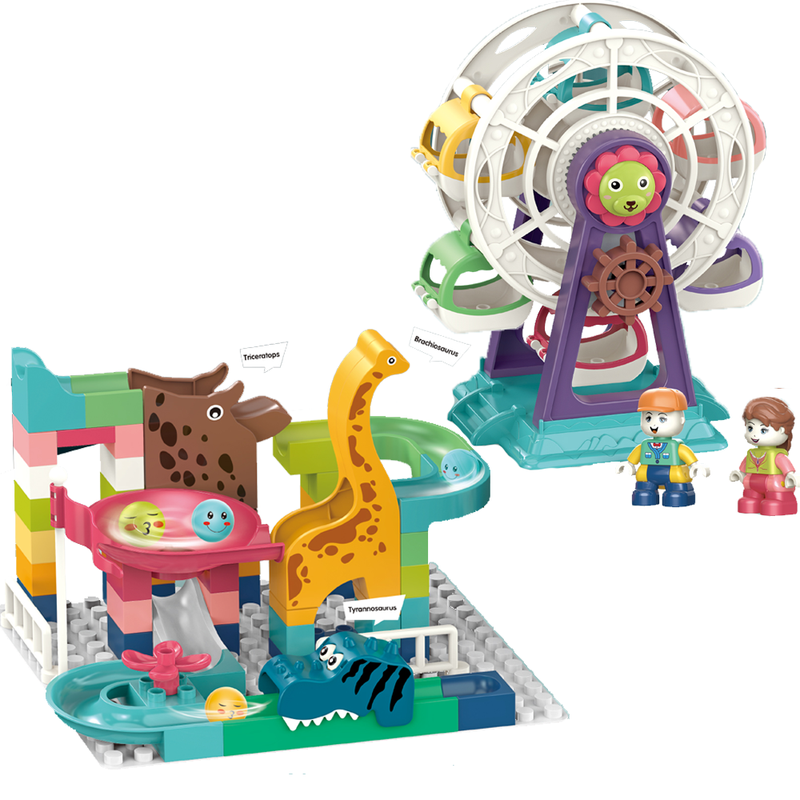 Children Toys Dinosaur Ferris Wheel Rolling