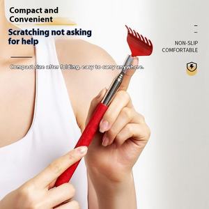 Dispositivo retrattile a cinque sezioni telescopico in acciaio inossidabile solletico prurito - Product Image 2