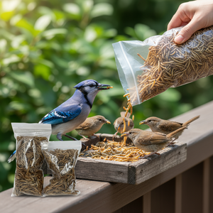 Küçük evcil hayvanlar için katkısız ve rafsız kurutulmuş Mealworms yüksek proteinli güvenli besleme - Product Image 2