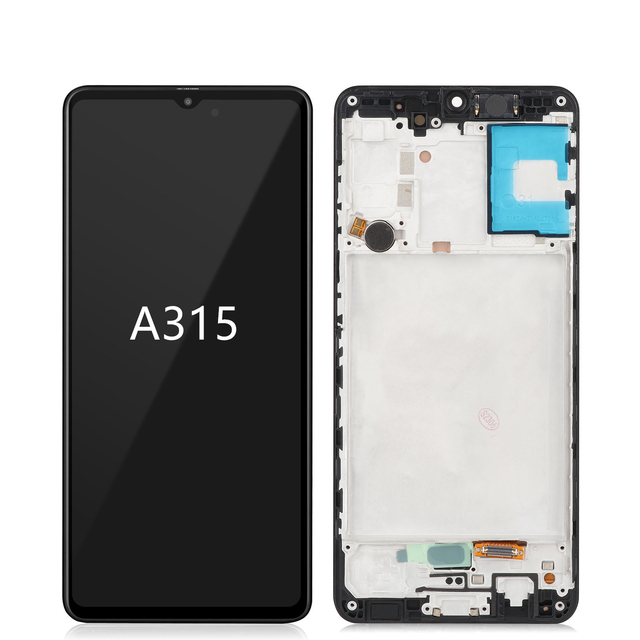 SAM A31/A315  OLED Display Replacement Assembly Touch Screen Frame for Mobile Phone LCD Parts