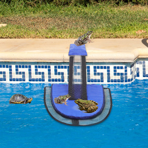 Pool Animal Escape Tunnel Blue Portable Rescue Net For Frogs Birds Swimming Pool Accessory - Product Image 3