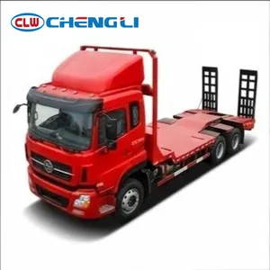 Camion plateau CLW 8X4, camion de transport d'équipement, camion de transport à plateau avec 32 places °   Angle de départ - Product Image 1