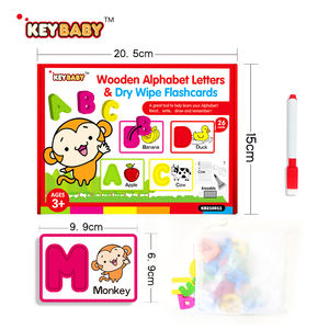 Échantillon <span class=keywords><strong>Gratuit</strong></span> : Jouet d'Apprentissage Alphabétique Noir pour Bébé, Jeu DIY pour Enfants pour Améliorer les Compétences - Product Image 6