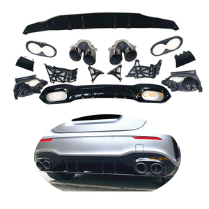 Difusor Trasero <span class=keywords><strong>Tuning</strong></span> W177 para Mercedes Benz Clase A W177 A45 Difusor Trasero Deportivo Hatchback 2019 2020 - Product Image 1