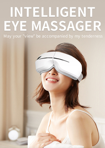 White Electric Eye <b>Massager</b> Vibration Knead Acupressure Therapy Device Heat Compress Eye Care for Screen Use - Product Image 6