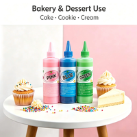 Ensemble de colorants alimentaires liquides comestibles de 250 g pour la décoration de gâteaux, glaçages, pâtisseries, biscuits et crèmes, avec une durée de conservation de 48 mois