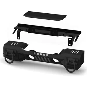 Front Bumper Off Road Bumper for Rr Style with Winch Mount For Jeep Wrangler JK 2007-2017