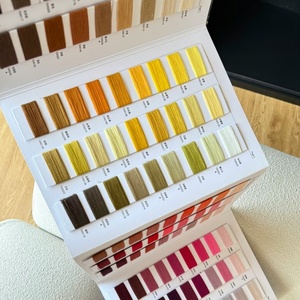 Fil fantaisie 30% Viscose 70% Nylon mélangé, semi-peigné, anti-boulochage, série Premium 28S, écologique, filé à l'anneau, teint, pour couture - Product Image 3