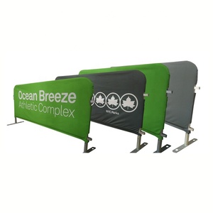 Banderas Promocionales Personalizadas de Poliéster de Doble Cara para Barreras Deportivas Exteriores, Control de Multitudes en Carreteras, Cubiertas para Pancartas - Product Image 3