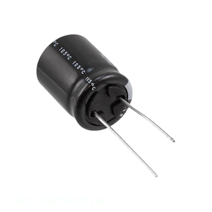 Condensateur original CAP ALUM 330UF 20% 100V RADIAL à montage traversant 330 uF URZ2A331MHD1TN - Product Image 1
