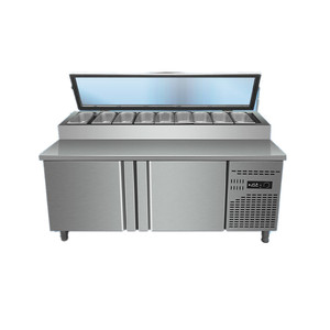 Produttore professionale di Pizza a doppia temperatura in acciaio inox insalata <span class=keywords><strong>Bar</strong></span> Sandwich tavolo frigorifero <span class=keywords><strong>sistema</strong></span> di raffreddamento ad aria - Product Image 4