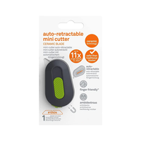 Min rétractable utilitaire Snap-Off couteaux de poche coupe-boîte ouvre-paquet ouvre-lettre couteau tactile avec un trou de porte-clés