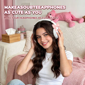 Breloques d'écouteurs en silicone tendance en forme de nœud, accessoires d'écouteurs en forme de nœud, breloques d'écouteurs personnalisables en gros <span class=keywords><strong>pour</strong></span> marques de mode - Product Image 6